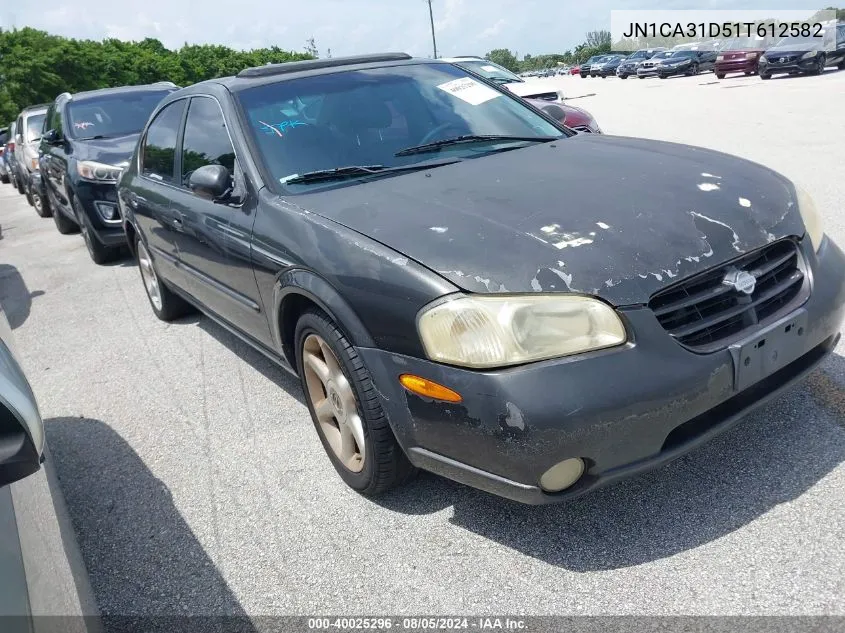 2001 Nissan Maxima Se VIN: JN1CA31D51T612582 Lot: 40025296