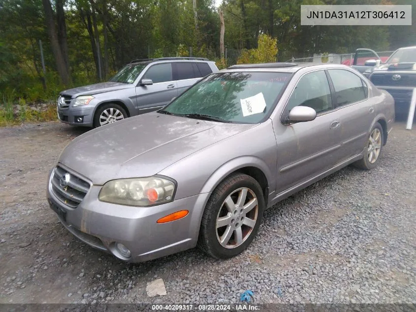 JN1DA31A12T306412 2002 Nissan Maxima Gle