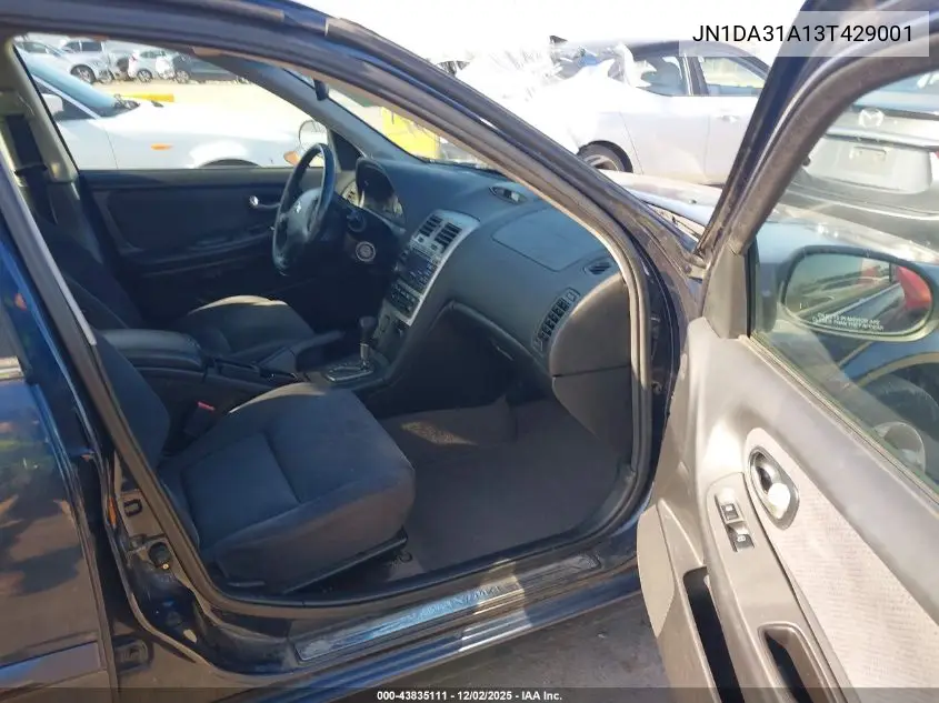 JN1DA31A13T429001 2003 Nissan Maxima Se