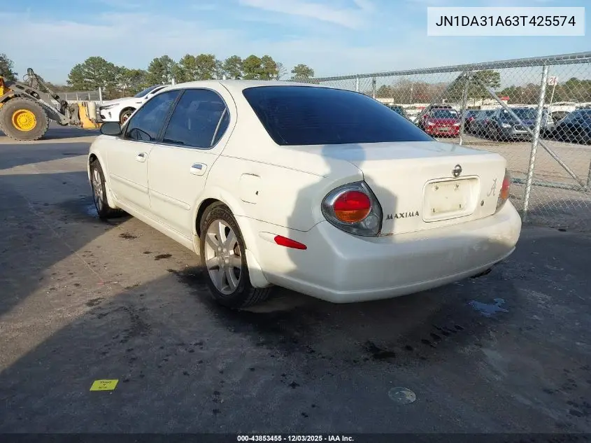 JN1DA31A63T425574 2003 Nissan Maxima Gle