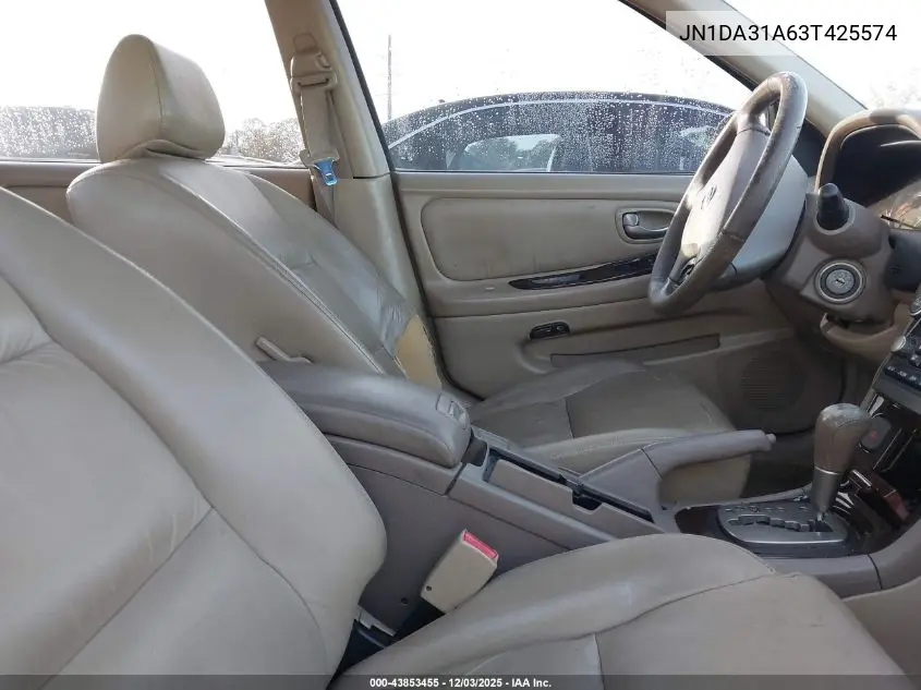 JN1DA31A63T425574 2003 Nissan Maxima Gle
