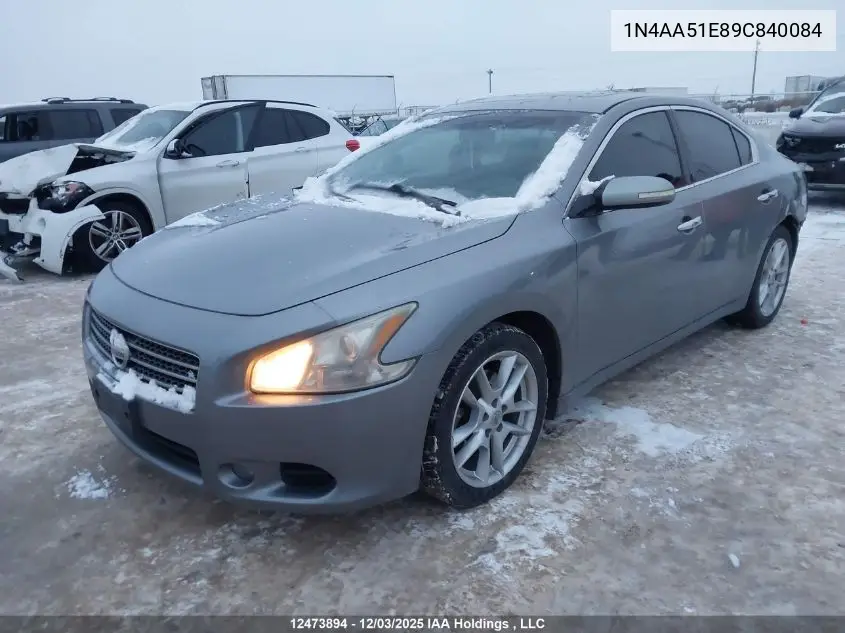 1N4AA51E89C840084 2009 Nissan Maxima 3.5 S