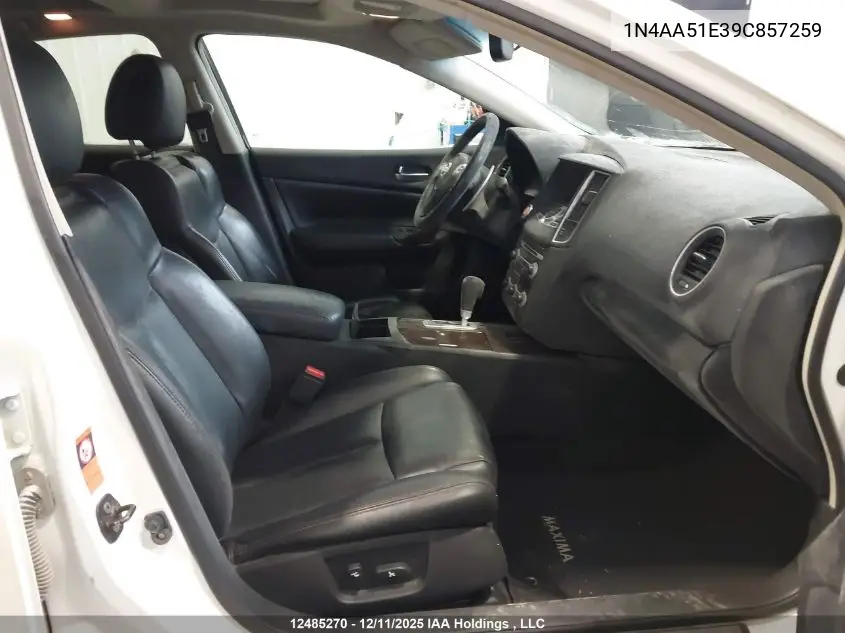 1N4AA51E39C857259 2009 Nissan Maxima 3.5 S