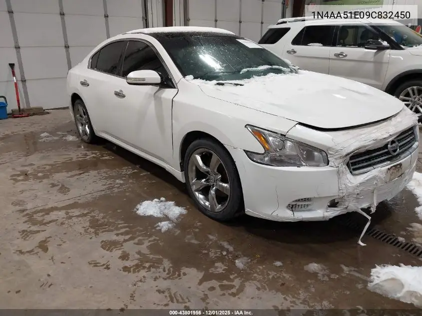 1N4AA51E09C832450 2009 Nissan Maxima 3.5 Sv
