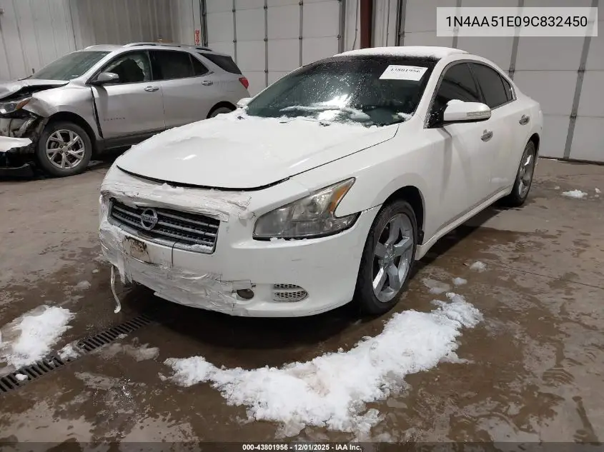 1N4AA51E09C832450 2009 Nissan Maxima 3.5 Sv