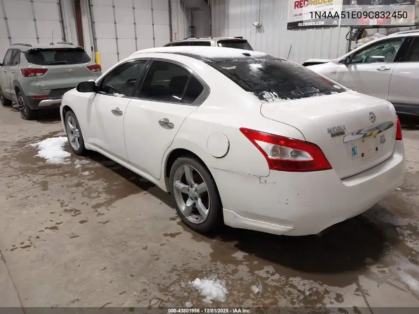 1N4AA51E09C832450 2009 Nissan Maxima 3.5 Sv