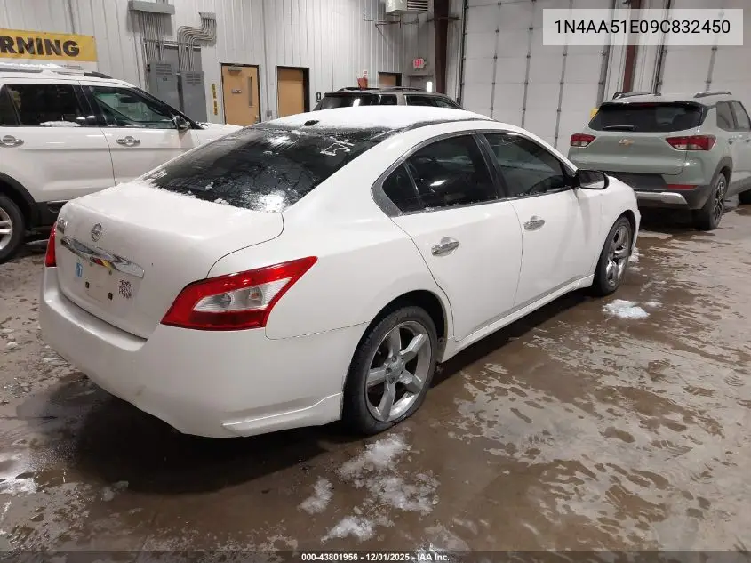 1N4AA51E09C832450 2009 Nissan Maxima 3.5 Sv