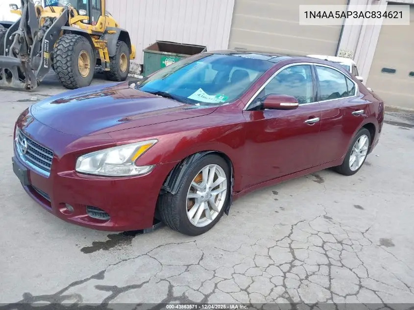 1N4AA5AP3AC834621 2010 Nissan Maxima 3.5 Sv
