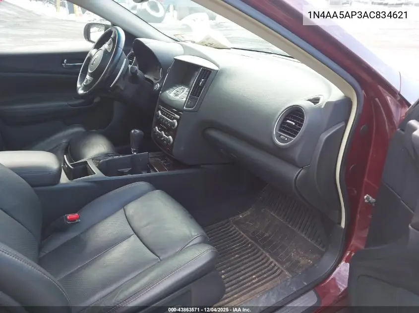 1N4AA5AP3AC834621 2010 Nissan Maxima 3.5 Sv