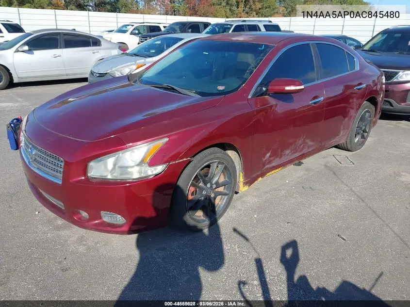 1N4AA5AP0AC845480 2010 Nissan Maxima 3.5 Sv