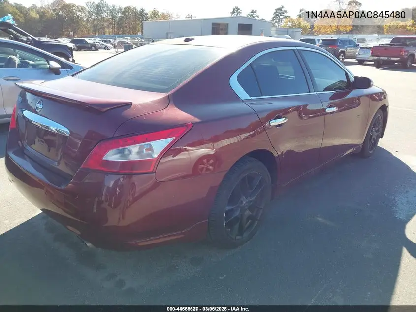 1N4AA5AP0AC845480 2010 Nissan Maxima 3.5 Sv