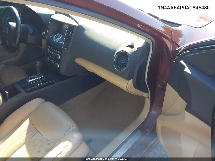 1N4AA5AP0AC845480 2010 Nissan Maxima 3.5 Sv