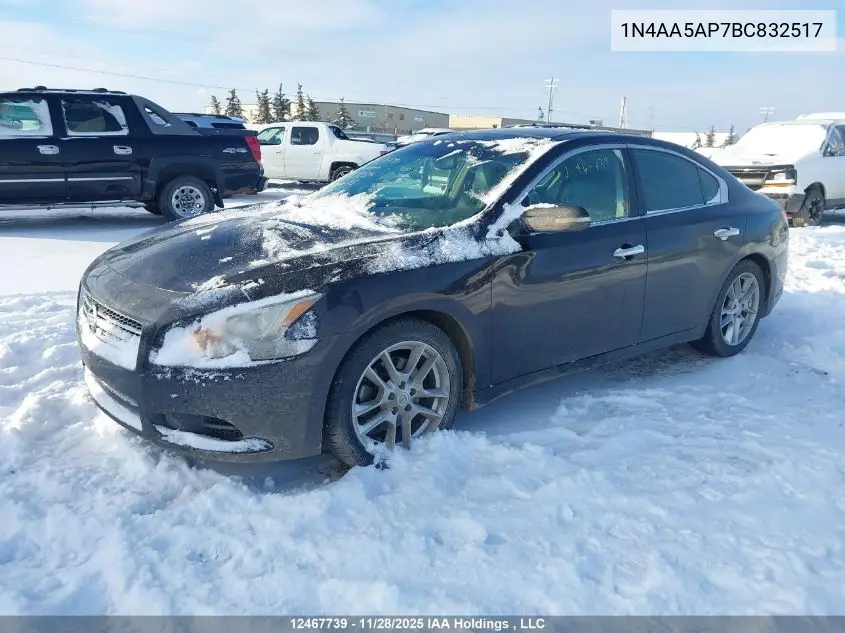 1N4AA5AP7BC832517 2011 Nissan Maxima 3.5 S