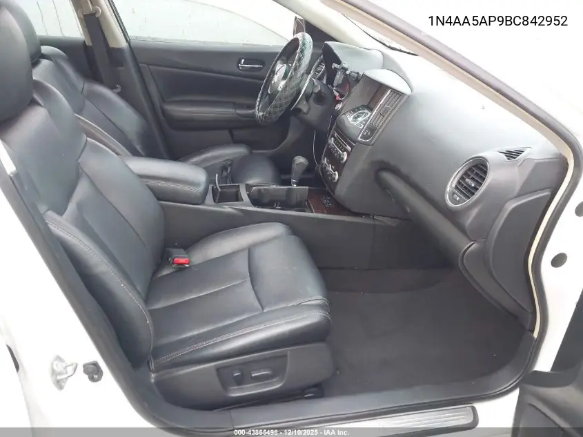 1N4AA5AP9BC842952 2011 Nissan Maxima 3.5 Sv