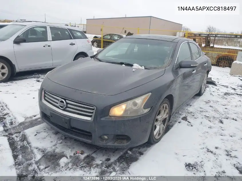 1N4AA5APXCC818497 2012 Nissan Maxima Sv