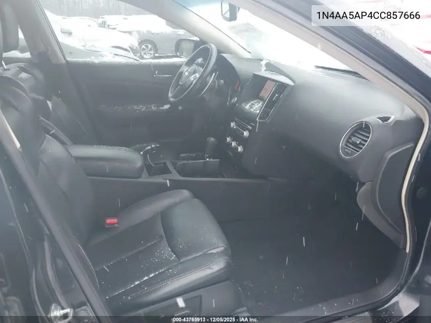 1N4AA5AP4CC857666 2012 Nissan Maxima 3.5 Sv