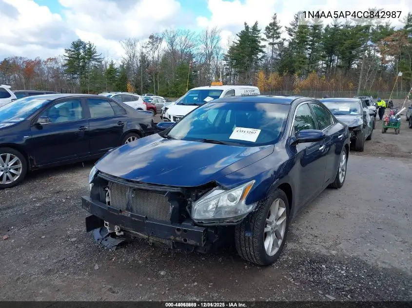 1N4AA5AP4CC842987 2012 Nissan Maxima 3.5 S
