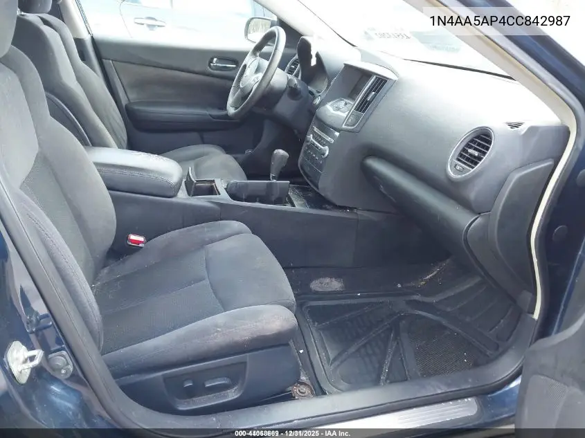 1N4AA5AP4CC842987 2012 Nissan Maxima 3.5 S
