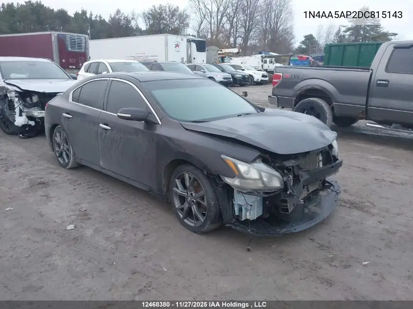 1N4AA5AP2DC815143 2013 Nissan Maxima S/Sv