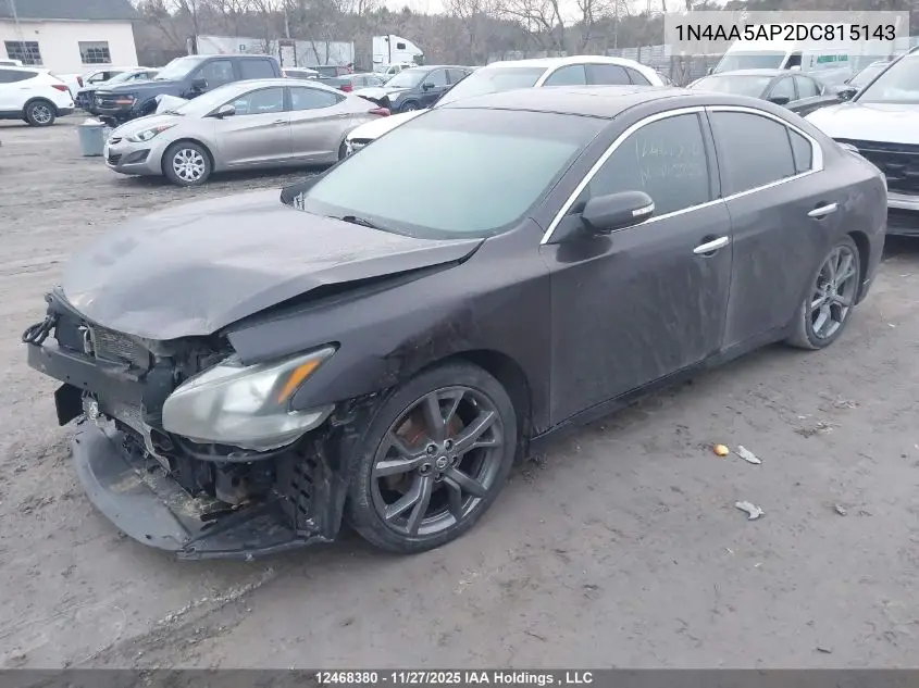 1N4AA5AP2DC815143 2013 Nissan Maxima S/Sv