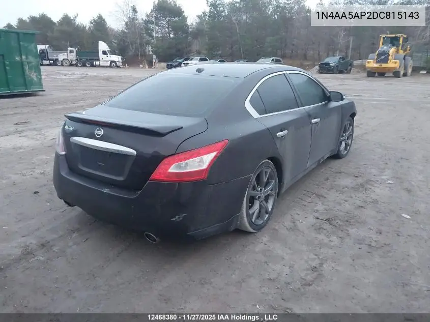 1N4AA5AP2DC815143 2013 Nissan Maxima S/Sv