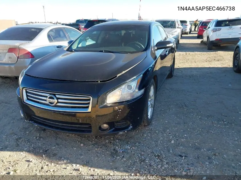 1N4AA5AP5EC466738 2014 Nissan Maxima S/Sv