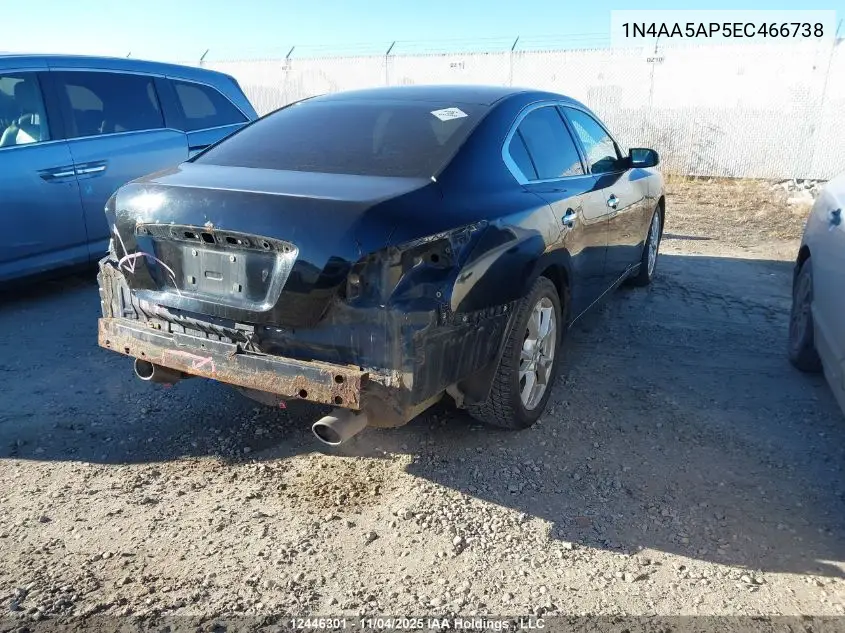 1N4AA5AP5EC466738 2014 Nissan Maxima S/Sv