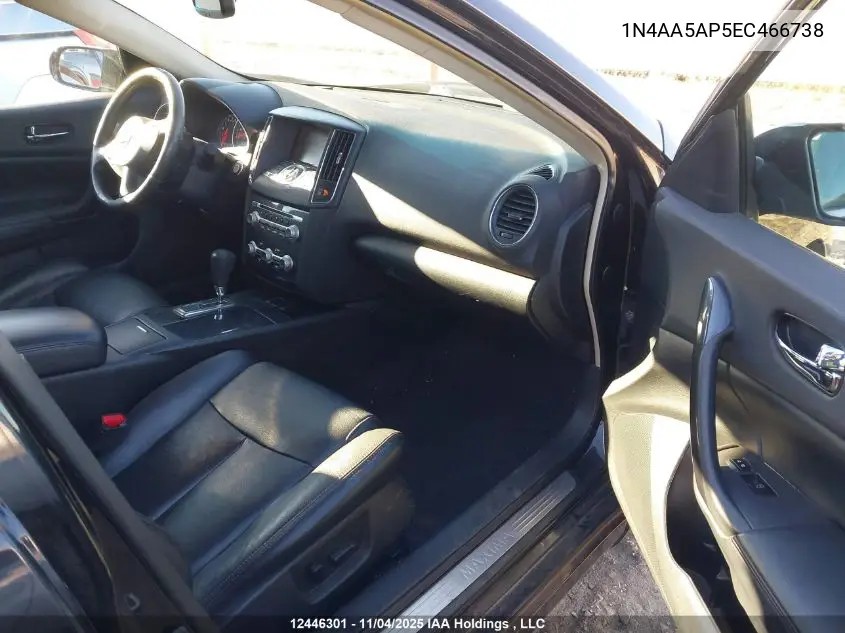 1N4AA5AP5EC466738 2014 Nissan Maxima S/Sv
