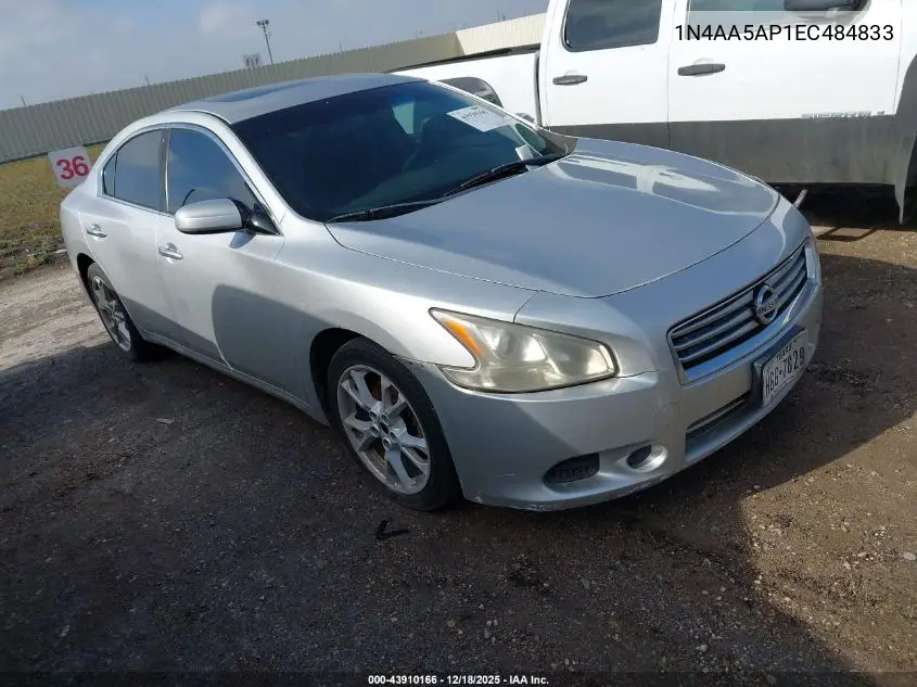 1N4AA5AP1EC484833 2014 Nissan Maxima 3.5 S/3.5 Sv