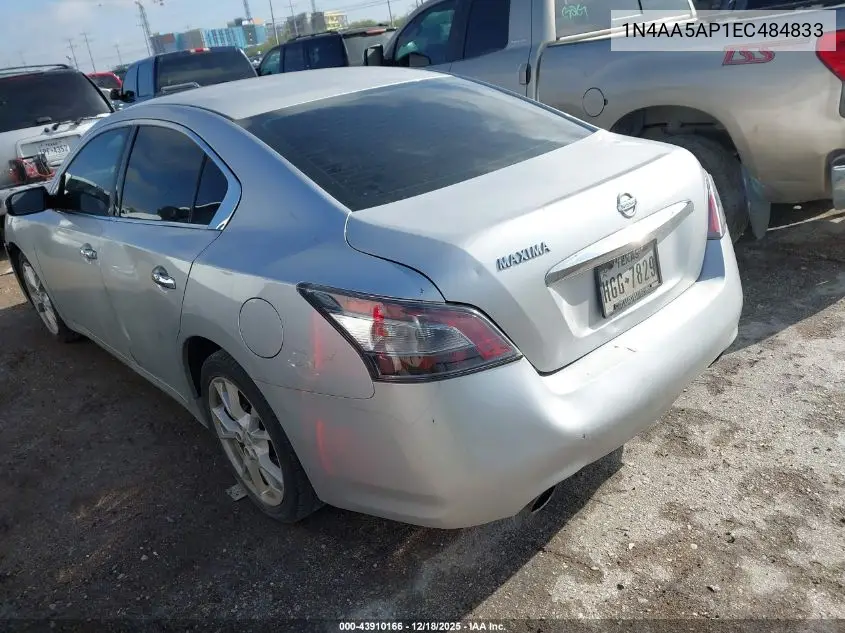 1N4AA5AP1EC484833 2014 Nissan Maxima 3.5 S/3.5 Sv
