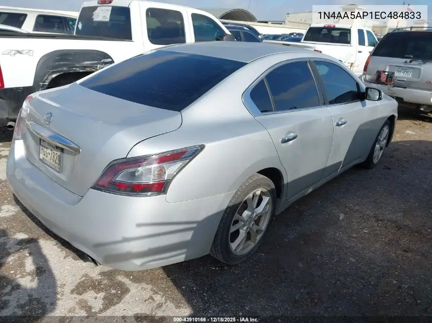 1N4AA5AP1EC484833 2014 Nissan Maxima 3.5 S/3.5 Sv