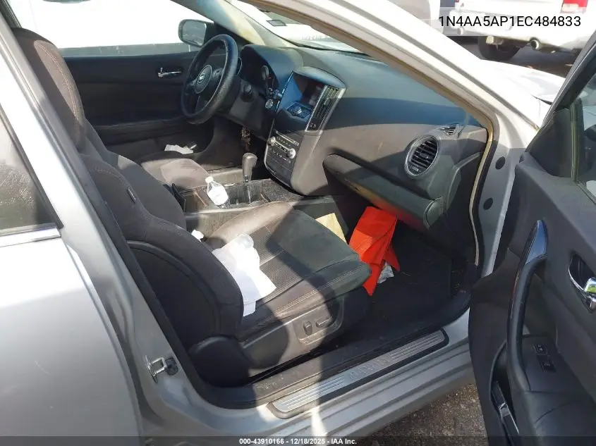 1N4AA5AP1EC484833 2014 Nissan Maxima 3.5 S/3.5 Sv