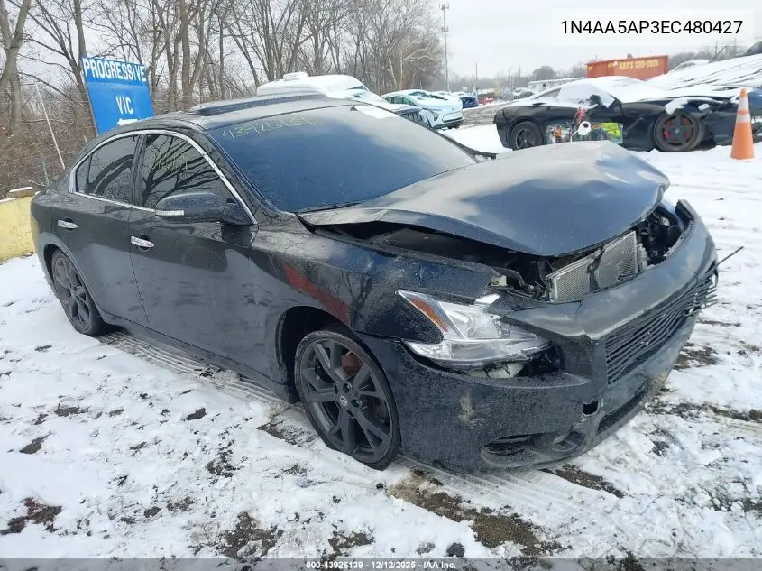 1N4AA5AP3EC480427 2014 Nissan Maxima 3.5 Sv