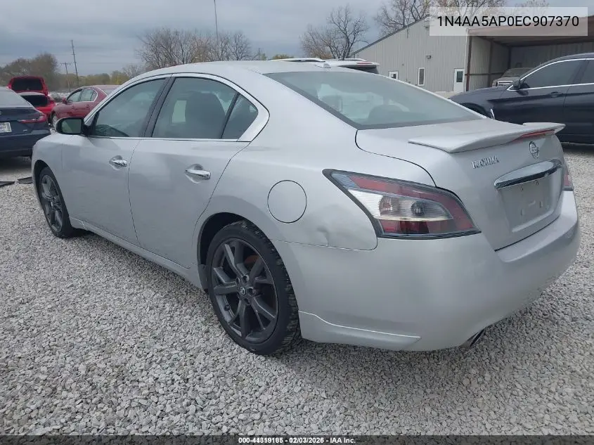 1N4AA5AP0EC907370 2014 Nissan Maxima 3.5 Sv