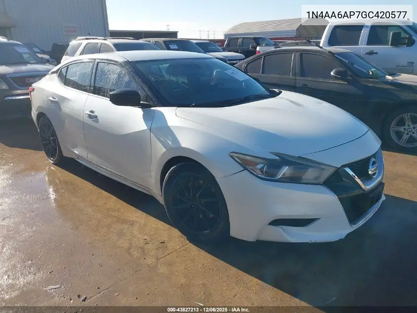 1N4AA6AP7GC420577 2016 Nissan Maxima 3.5 S
