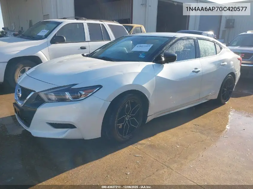 1N4AA6AP7GC420577 2016 Nissan Maxima 3.5 S