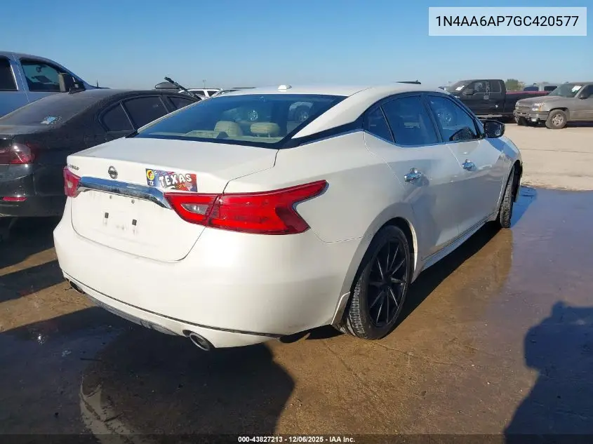 1N4AA6AP7GC420577 2016 Nissan Maxima 3.5 S