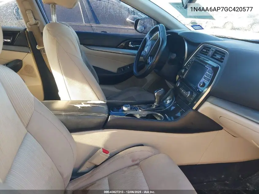 1N4AA6AP7GC420577 2016 Nissan Maxima 3.5 S