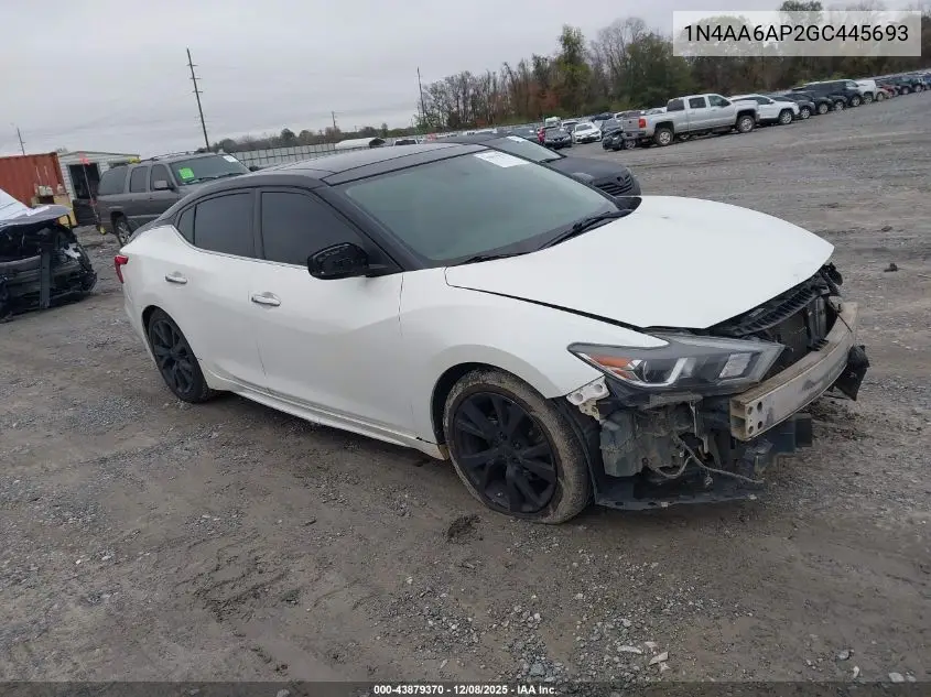 1N4AA6AP2GC445693 2016 Nissan Maxima 3.5 Sl