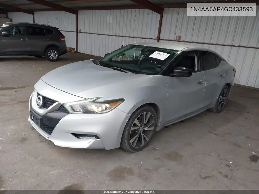 1N4AA6AP4GC433593 2016 Nissan Maxima 3.5 Platinum/3.5 S/3.5 Sl/3.5 Sr/3.5 Sv