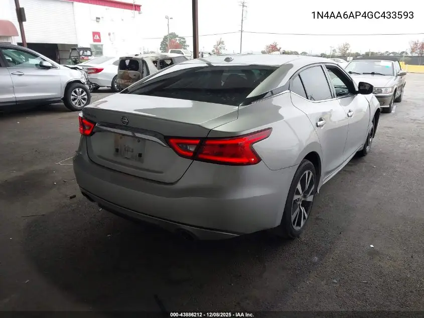 1N4AA6AP4GC433593 2016 Nissan Maxima 3.5 Platinum/3.5 S/3.5 Sl/3.5 Sr/3.5 Sv