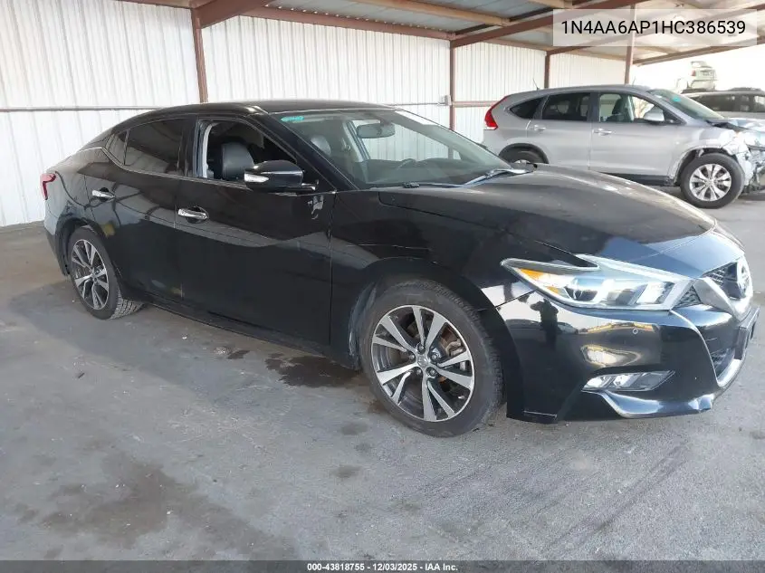 1N4AA6AP1HC386539 2017 Nissan Maxima 3.5 Sv