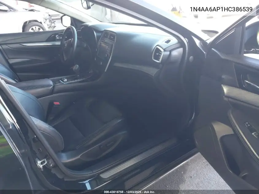 1N4AA6AP1HC386539 2017 Nissan Maxima 3.5 Sv
