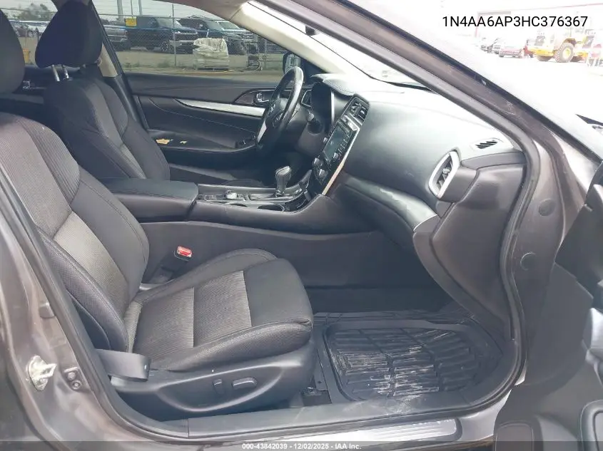 1N4AA6AP3HC376367 2017 Nissan Maxima 3.5 Platinum/3.5 S/3.5 Sl/3.5 Sr/3.5 Sv