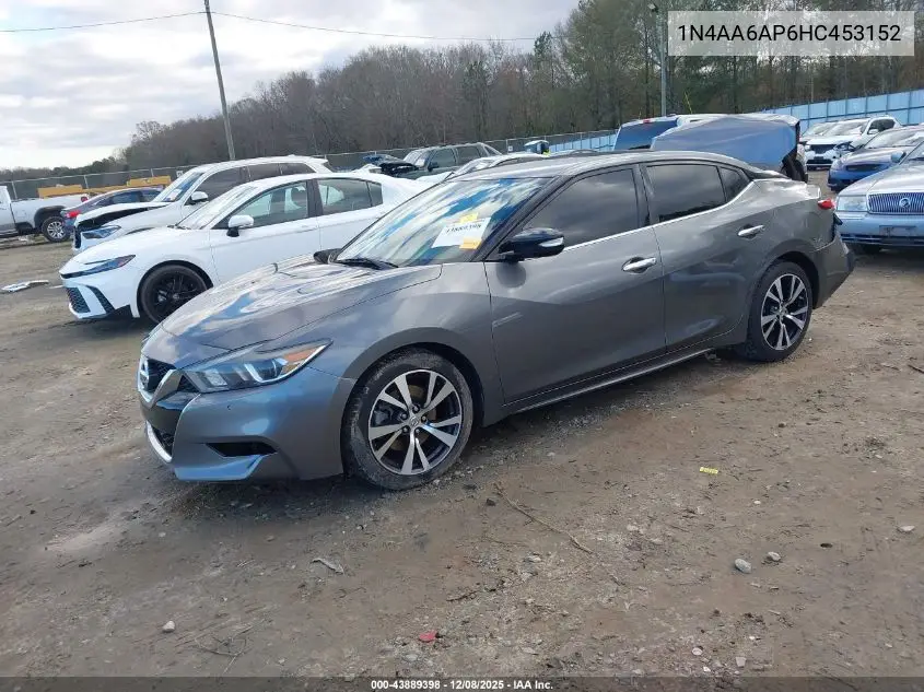 1N4AA6AP6HC453152 2017 Nissan Maxima 3.5 Sv