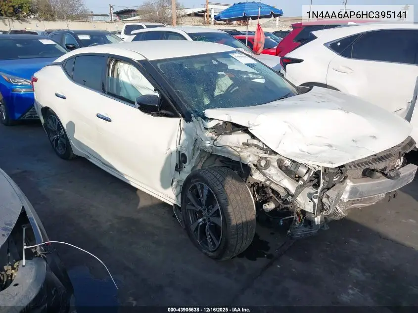 1N4AA6AP6HC395141 2017 Nissan Maxima 3.5 Sv