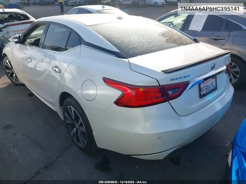 1N4AA6AP6HC395141 2017 Nissan Maxima 3.5 Sv