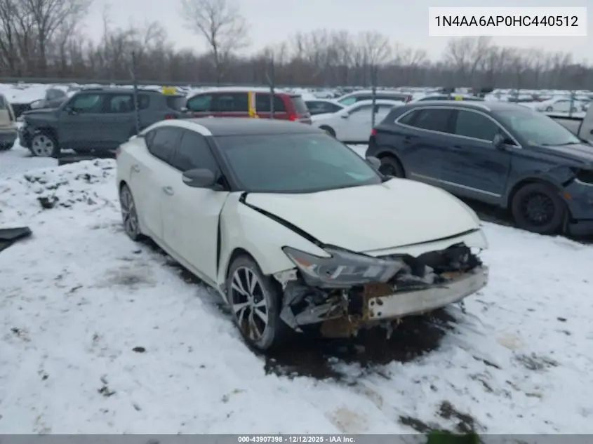 1N4AA6AP0HC440512 2017 Nissan Maxima 3.5 Sv