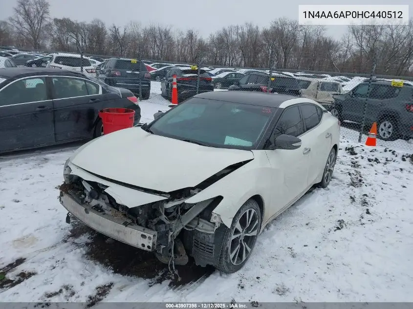1N4AA6AP0HC440512 2017 Nissan Maxima 3.5 Sv