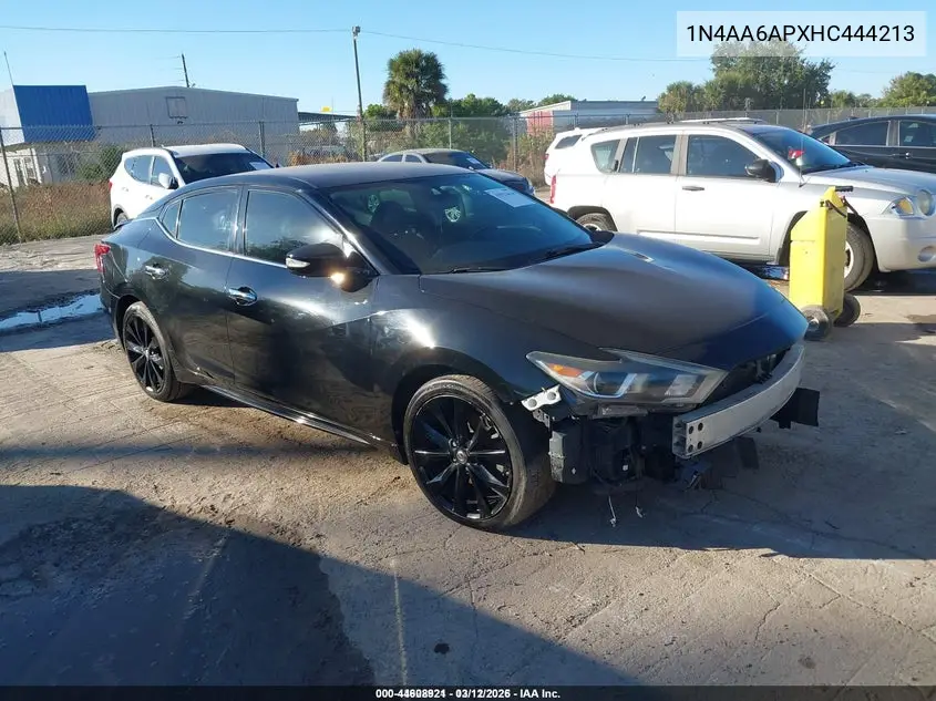 1N4AA6APXHC444213 2017 Nissan Maxima 3.5 Sr